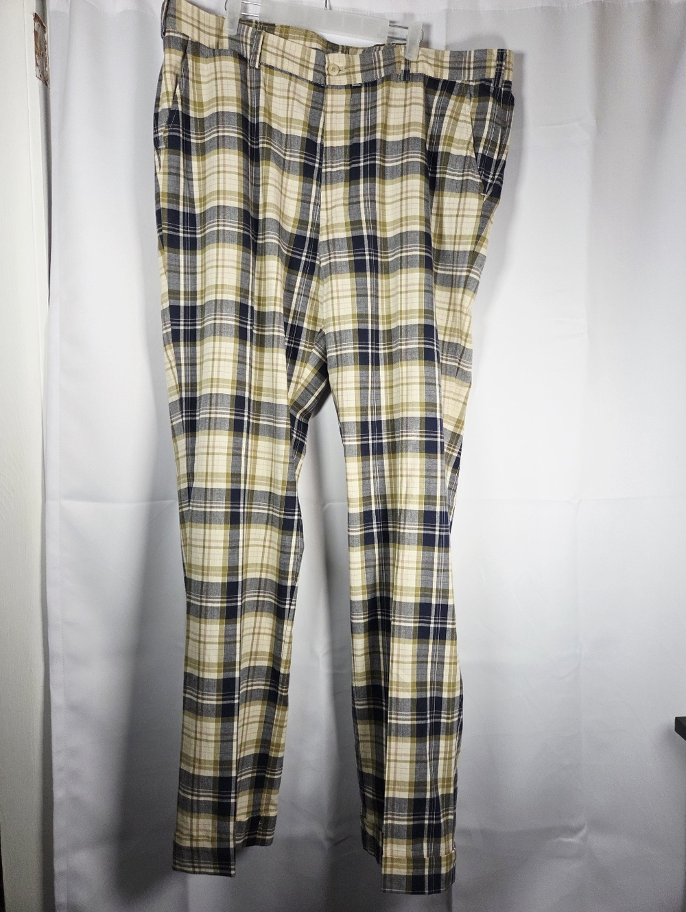 Bills Khakis NEW Plaid 100% Cotton M2 Island Cloth Men's Size 40x35
